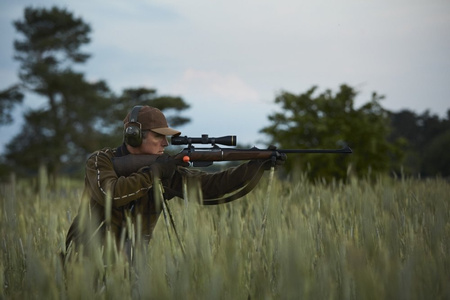 Pas do broni Rifle Sling płótno/skóra