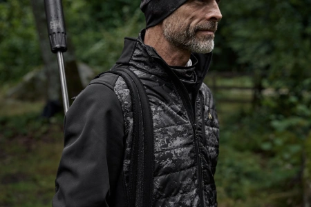 Kurtka Härkila NOCTYX Hybrid Camo w kamuflażu nocnym