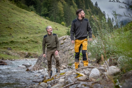 Spodnie Rogaland Stretch Trousers w. contrast - wzmacnianie spodnie terenowe