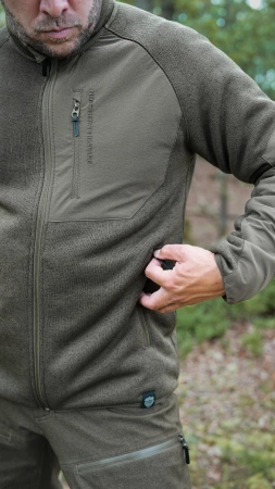 Bluza Helge Northern Hunting - ultraciepły polar z podszewką z włókien technicznych