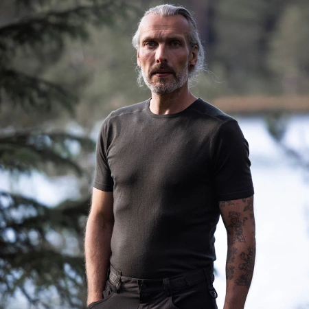 Koszulka Norr Alk Northern Hunting - warstwa podstawowa z wełny merino z dodatkiem akrylu