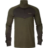 Härkila Base Warm zip neck - podkoszulka z długim rękawem i golfem 60% wełna 