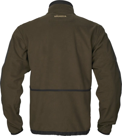 Bluza Härkila Kamko NOCTYX fleece - rozpinana w kamuflażu nocnym