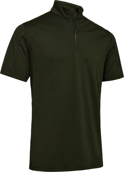 T-shirt Deerhunter Climate ½ zip S/S z technologią 37,5®