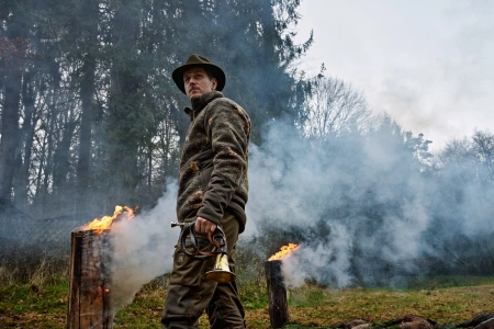 Kurtka Härkila Tyst Camo Fleece - cicha typu highloft